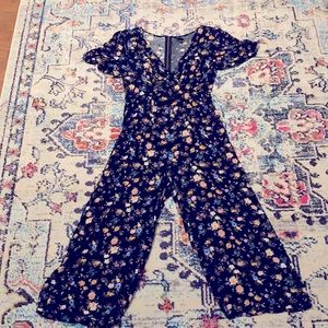 Black & Floral jumpsuit